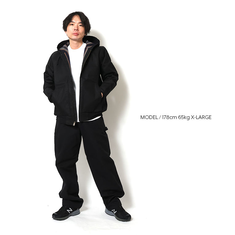 HOUSTON / ヒューストン 51403 DUCK ZIP WORK HOODIE / ダックジップ 