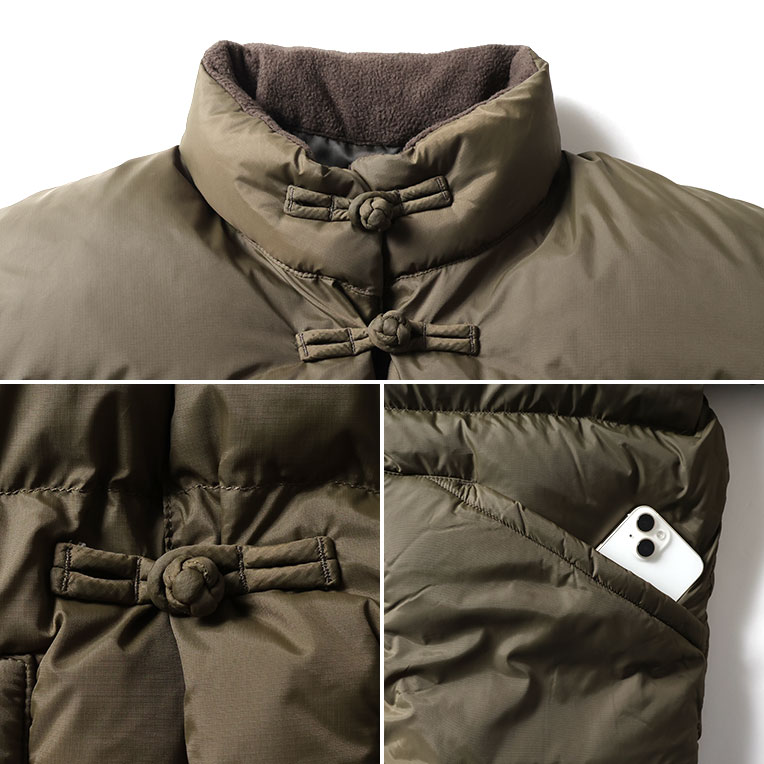 HOUSTON（ヒューストン） 51457 MICRO RIP PADDING CHINA JACKET