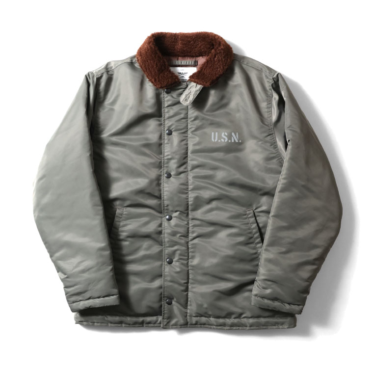 【新品未使用】ヒューストン N-1 デッキジャケット ヘビーピケ タン 44 HOUSTON ヒューストン デッキジャケット N-1 DECK JACKET - TAN