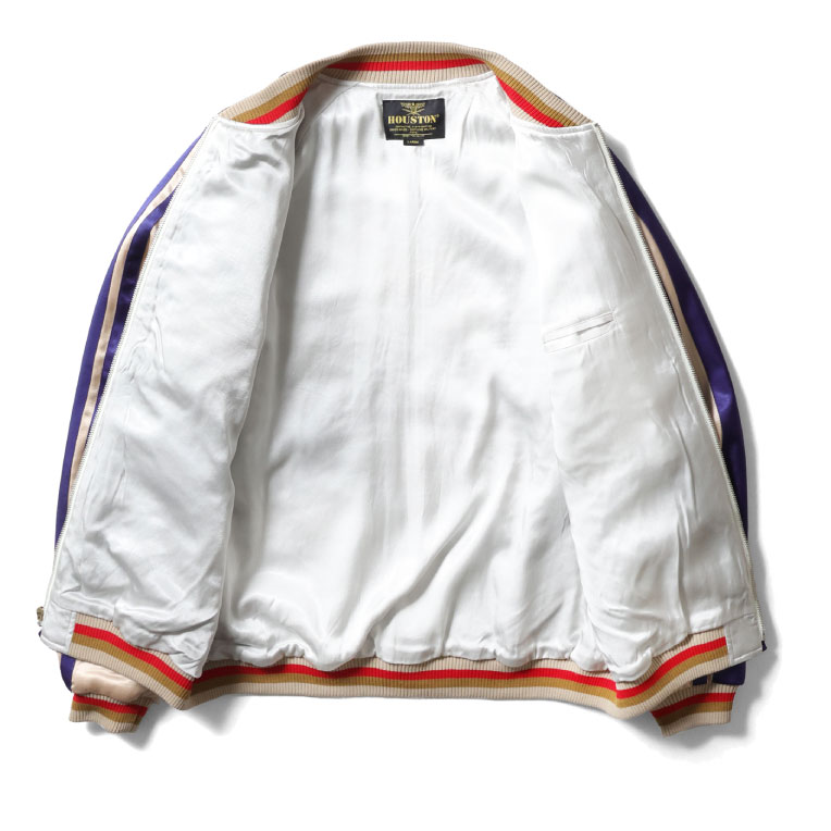 HOUSTON 51470 EMB HARRINGTONJACKET ベトジャン HOUSTON（ヒューストン） 51470 RAYON SOUVENIR JACKET (MAP