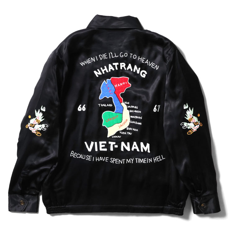 HOUSTON（ヒューストン） 51471 RAYON VIETNAM JACKET (MAP