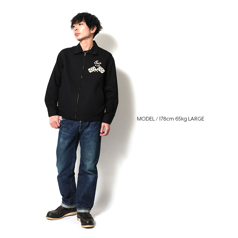 HOUSTON（ヒューストン） 51475 EMB HARRINGTON JACKET(METROPOLITAN