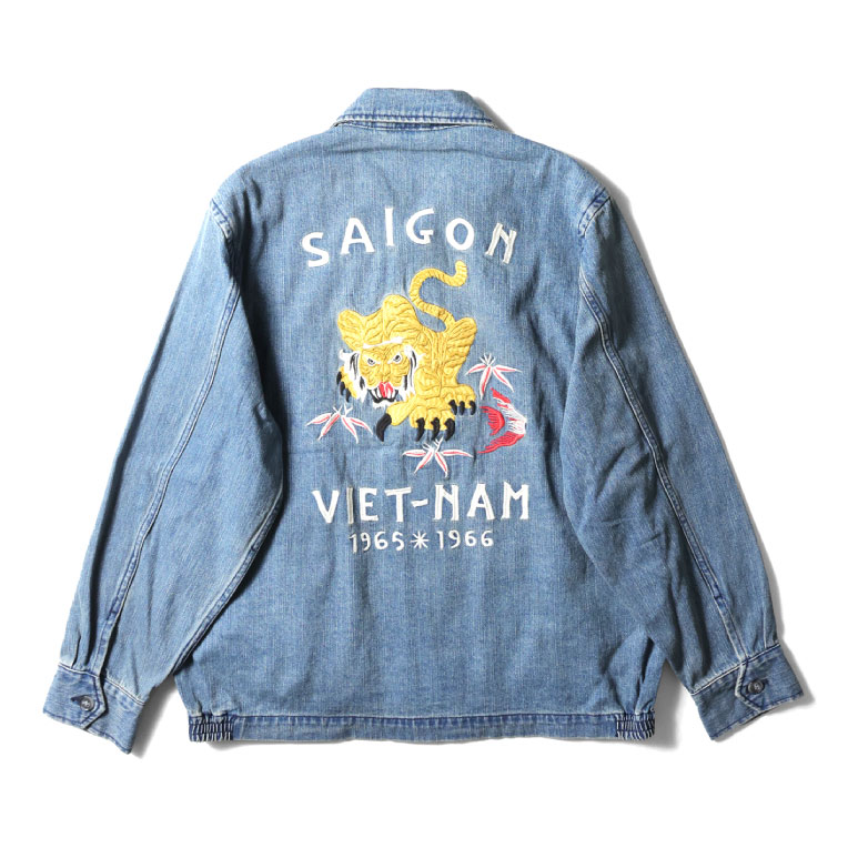 HOUSTON（ヒューストン） 51479 DENIM VIETNAM JACKET (TIGER