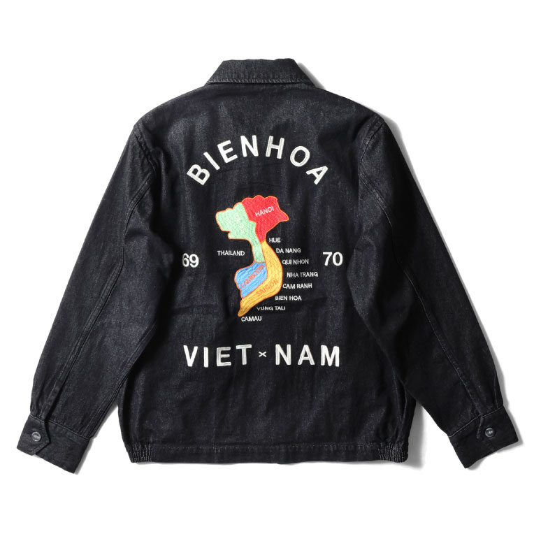 HOUSTON（ヒューストン） 51480 DENIM VIETNAM JACKET (MAP) / デニム