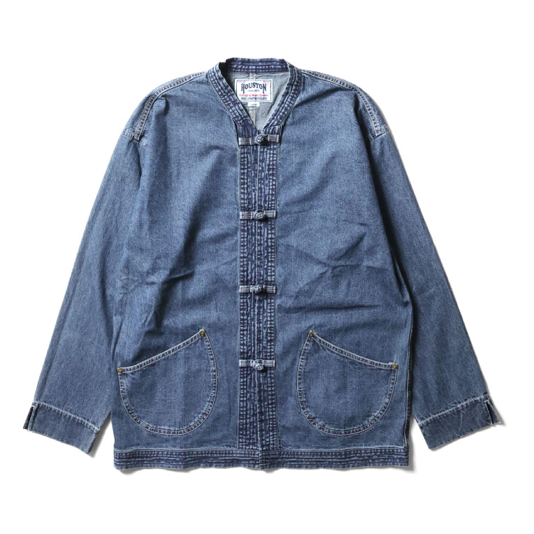 HOUSTON  / ヒューストン 51484 DENIM CHINA JACKET / デニムチャイナジャケット -全3色- | HOUSTON | 03