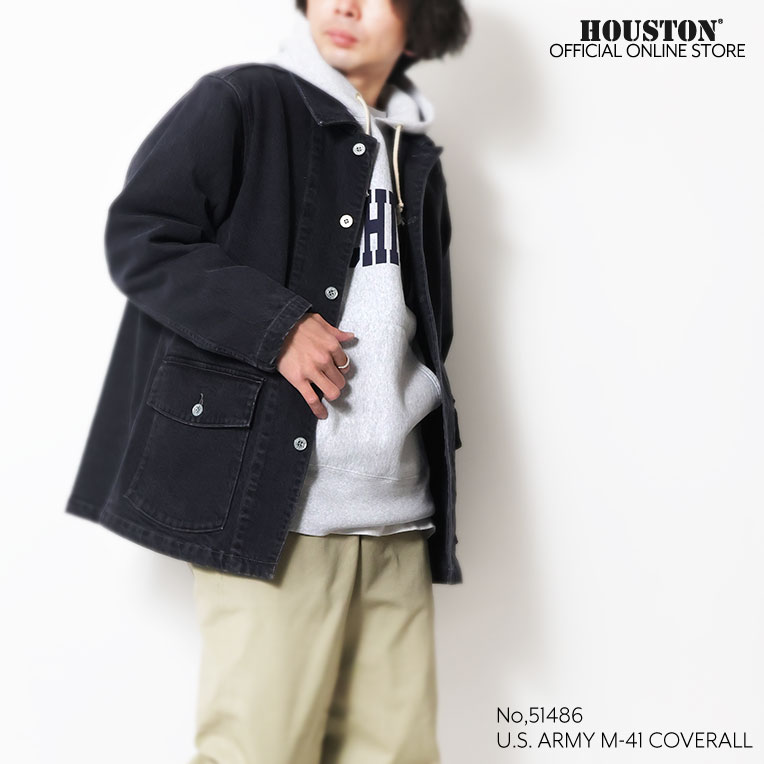 HOUSTON / ヒューストン 51486 CONE DENIM U.S. ARMY M-41 COVERALL