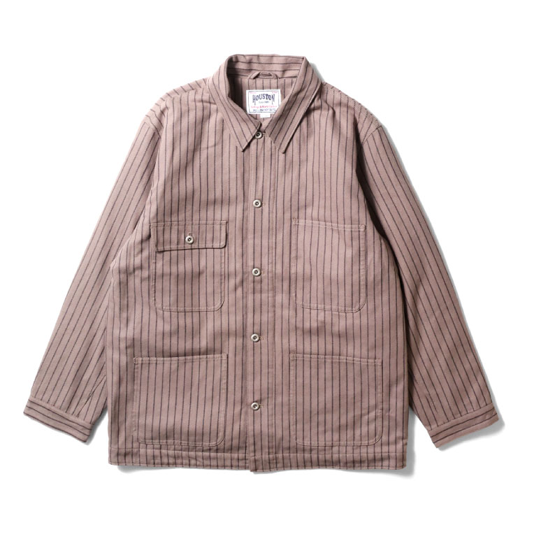 HOUSTON（ヒューストン） 51500 STRIPE VIYELLA COVERALL / ストライプ