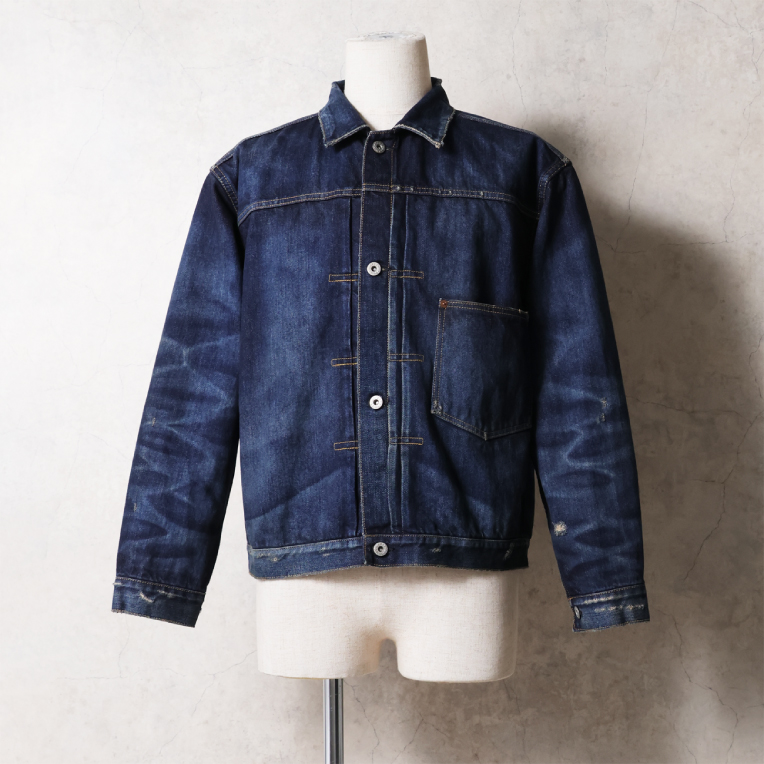 【OFFICIAL限定】HOUSTON / ヒューストン 51501VW WW2 SLEVEDGE TRUCKER JACKET -Special USED- / WW2 セルビッヂ トラッカー ジャケット -スペシャルユーズド-の画像