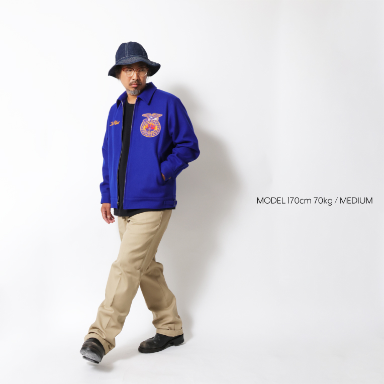 HOUSTON（ヒューストン） 51519 MELTON FFA JACKET / メルトン FFA
