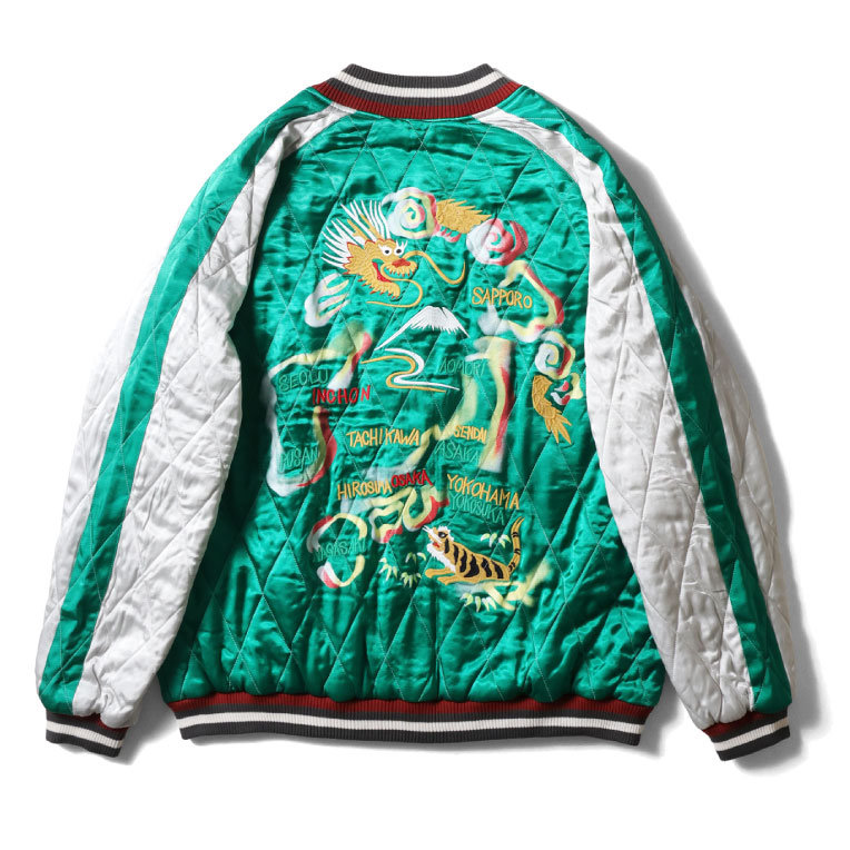 HOUSTON（ヒューストン） 51527 RAYON SOUVENIR JACKET (MAP