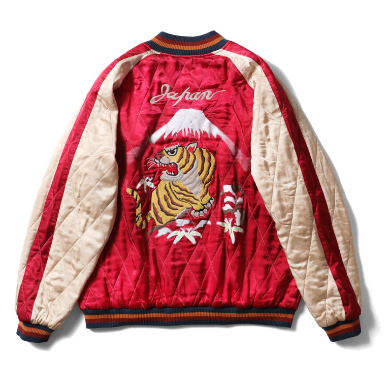 HOUSTON / ヒューストン 51528vw VINTAGE WASH RAYON SOUVENIR JACKET (TIGER) / ビンテージ加工レーヨンスーベニアジャケット -全3色-の画像