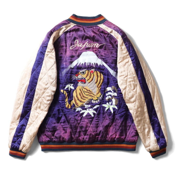 HOUSTON / ヒューストン 51528vw VINTAGE WASH RAYON SOUVENIR JACKET (TIGER) / ビンテージ加工レーヨンスーベニアジャケット -全3色-の画像