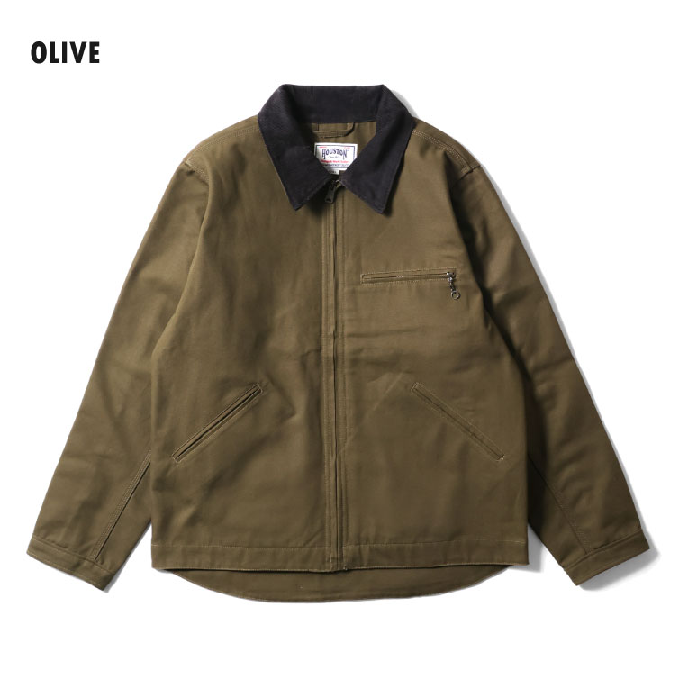 HOUSTON ヒューストン　ワークジャケット HOUSTON（ヒューストン） 51560 DUCK ZIP WORK JACKET / ダックジップ