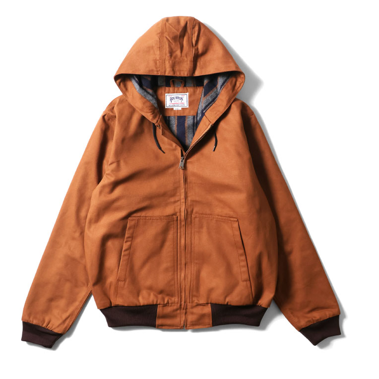 HOUSTON（ヒューストン） 51561 DUCK ZIP WORK HOODIE / ダックジップ