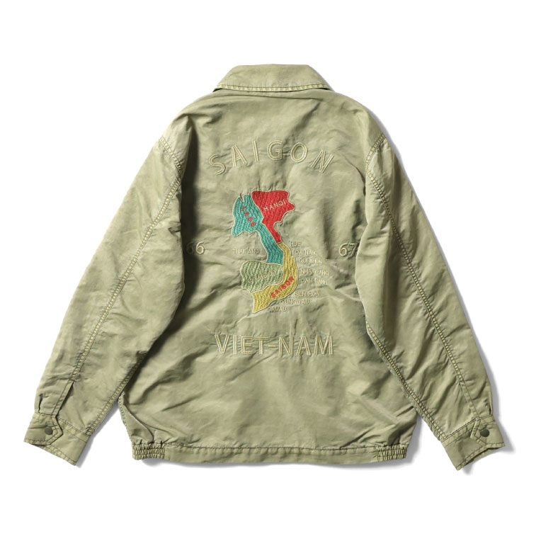 HOUSTON（ヒューストン） 51570 PIGMENT NYLON VIETNAM JACKET