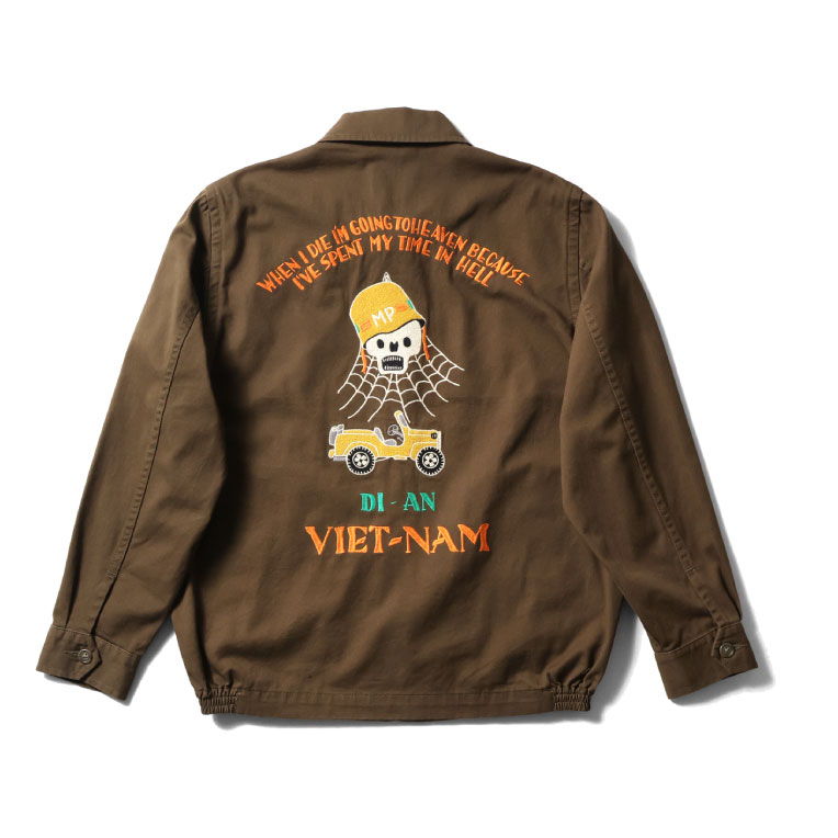 HOUSTON（ヒューストン） 51577 VIETNAM JACKET(SKULL) / ベトナム