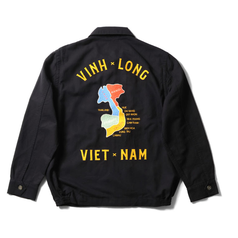 HOUSTON（ヒューストン） 51592 COTTON LINEN VIETNAM JACKET(MAP