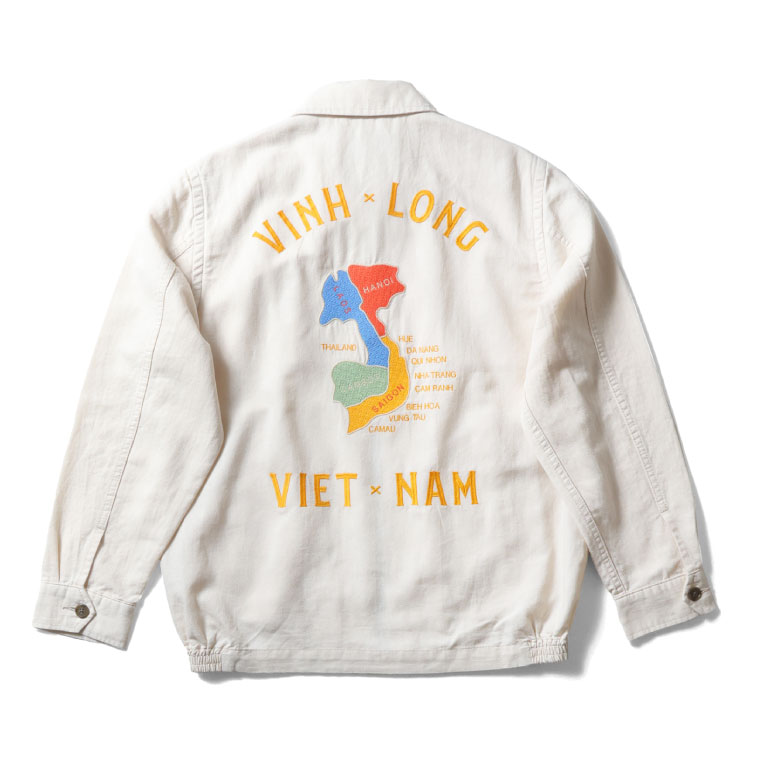 HOUSTON（ヒューストン） 51592 COTTON LINEN VIETNAM JACKET(MAP
