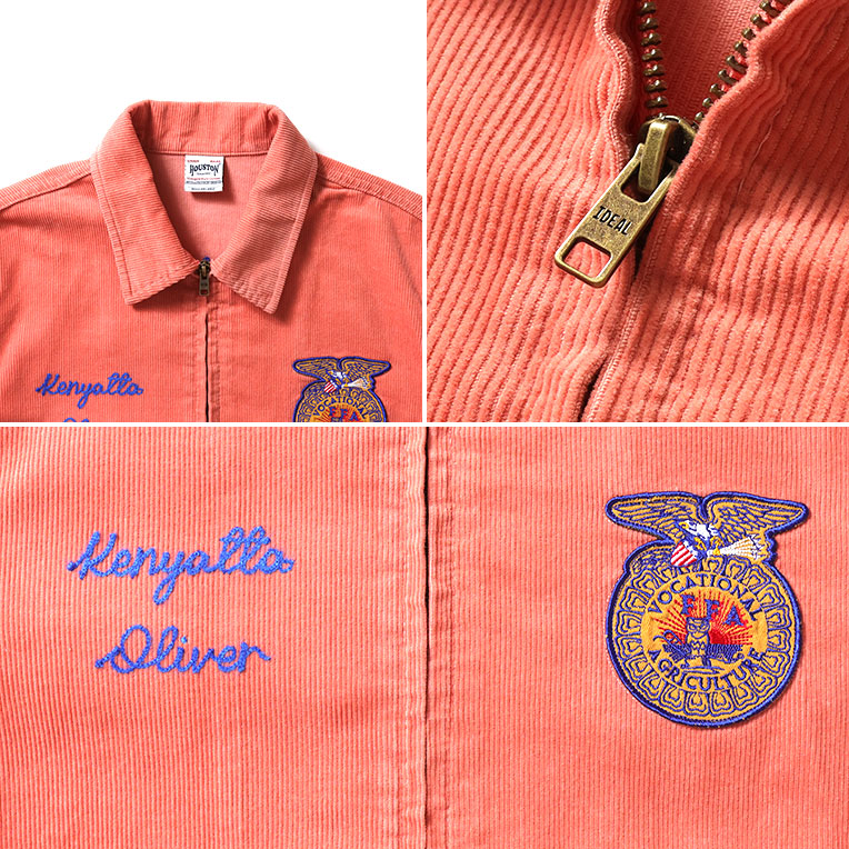 HOUSTON / ヒューストン 51596 CORDUROY FFA JACKET / コーデュロイFFA
