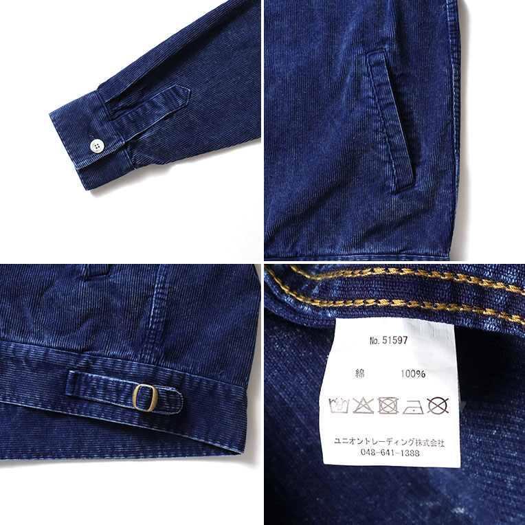 HOUSTON（ヒューストン） 51597 INDIGO CORDUROY FFA JACKET