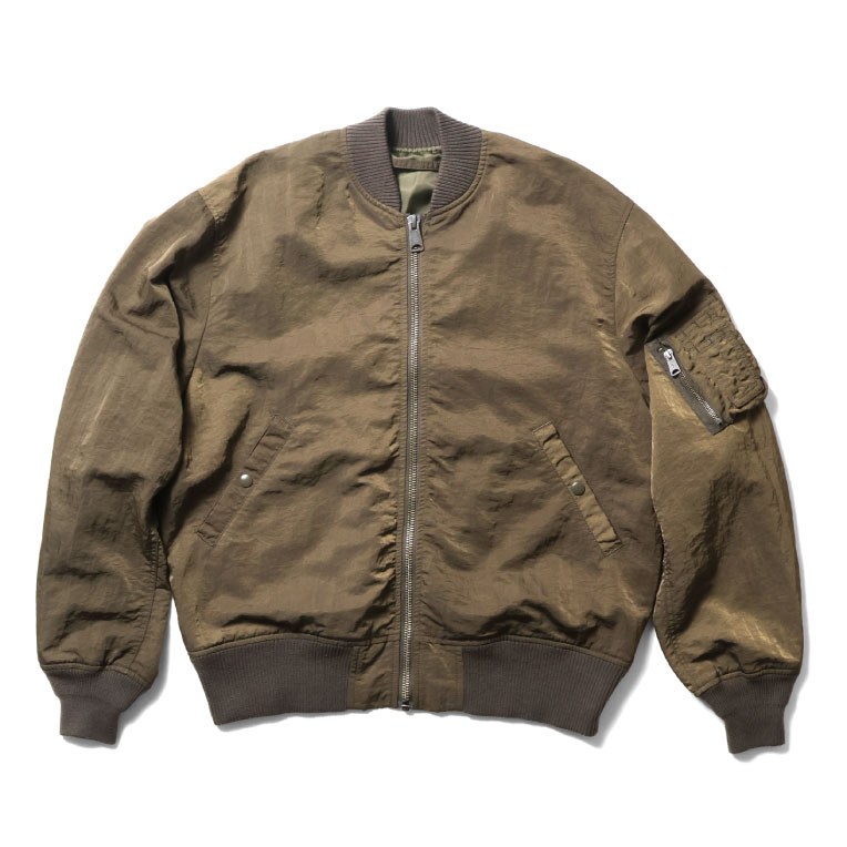 HOUSTON（ヒューストン） 51598 GARMENT DYE NYLON LIGHT MA-1