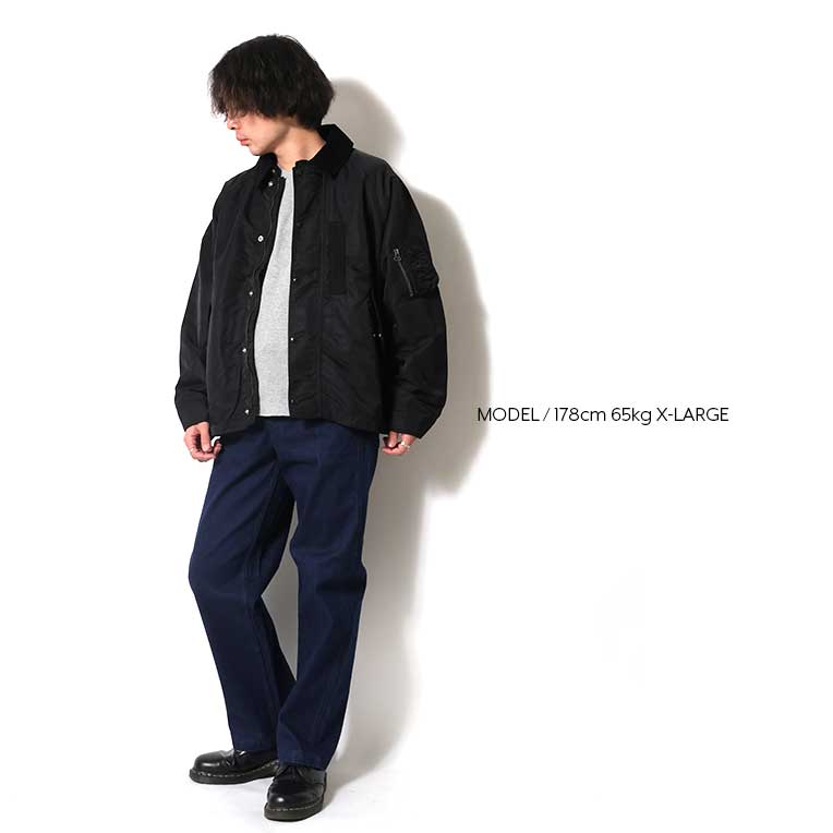 HOUSTON（ヒューストン） 51599 GARMENT DYE NYLON HUNTING JACKET