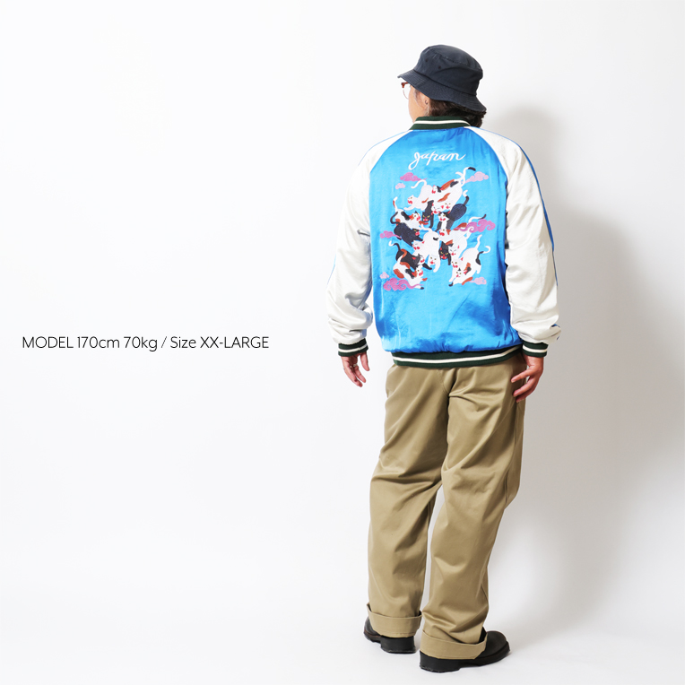HOUSTON / ヒューストン RAYON SOUVENIR JACKET HOUSTON（ヒューストン） 51614 RAYON SOUVENIR JACKET (百猫