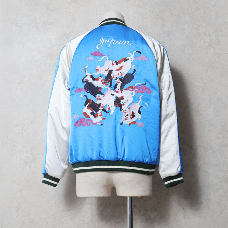 HOUSTON（ヒューストン） 51614 RAYON SOUVENIR JACKET (百猫