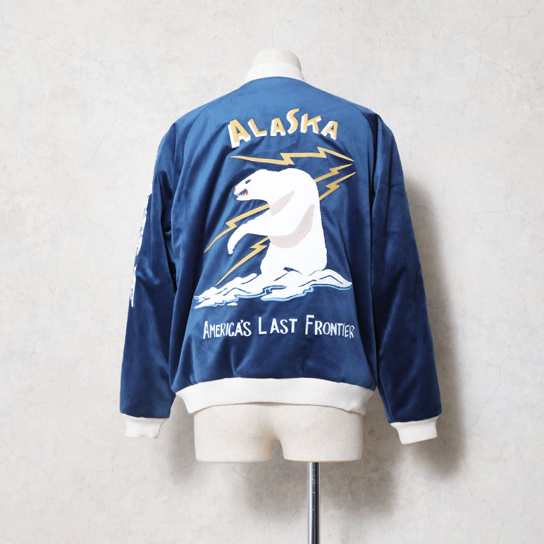 HOUSTON（ヒューストン） 51616 VELVETEEN SOUVENIR JACKET (ALASKA