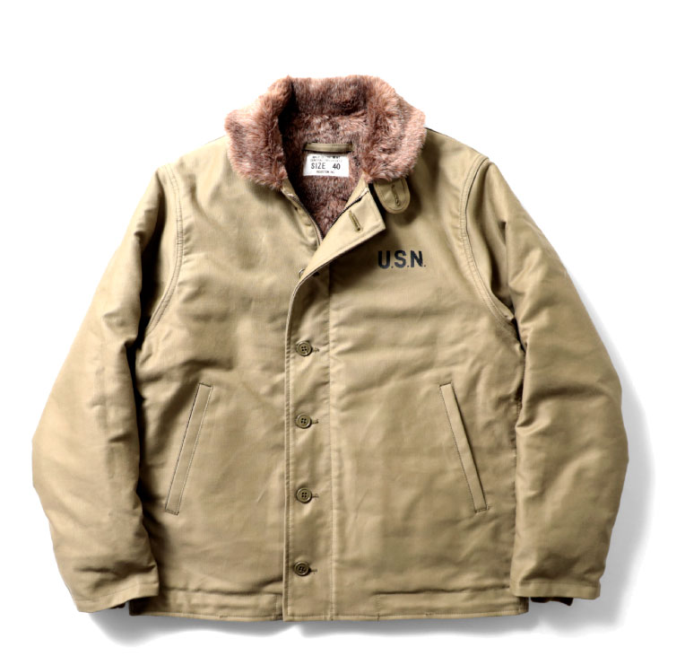 【オフィシャル限定】HOUSTON / ヒューストン  5N-1XNS N-1 DECK JACKET -TIGHT MODEL- / N-1デッキジャケット -タイトモデル-（ステンシル無し) -全5色-｜houston-1972｜02