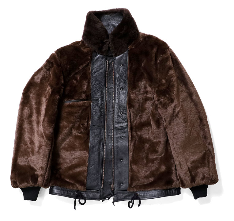 HOUSTON（ヒューストン） 8177 COW LEATHER N-1 DECK JACKET