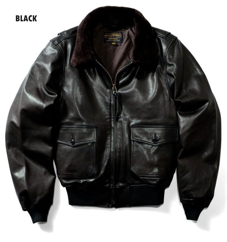 HOUSTON / ヒューストン  8193  GOAT LEATHER G-1 FLIGHT JACKET / ゴートレザーG-1 -全2色-