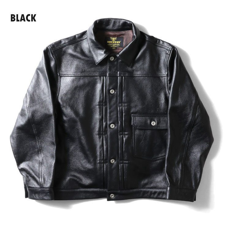 HOUSTON（ヒューストン） 8215 COW LEATHER TRACK JACKET / カウレザー