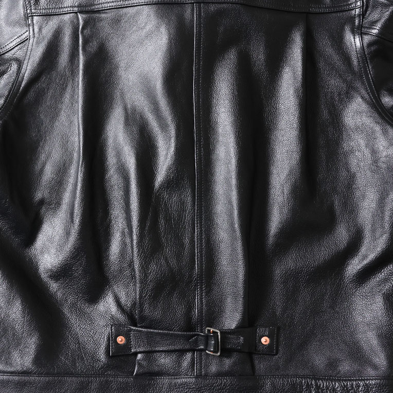 HOUSTON / ヒューストン 8215 COW LEATHER TRACK JACKET / カウレザー