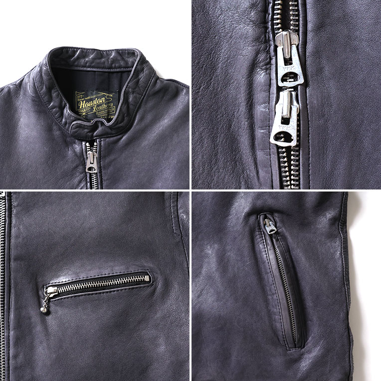 HOUSTON（ヒューストン） 8224 LEATHER SINGLE RIDERS JACKET / レザー