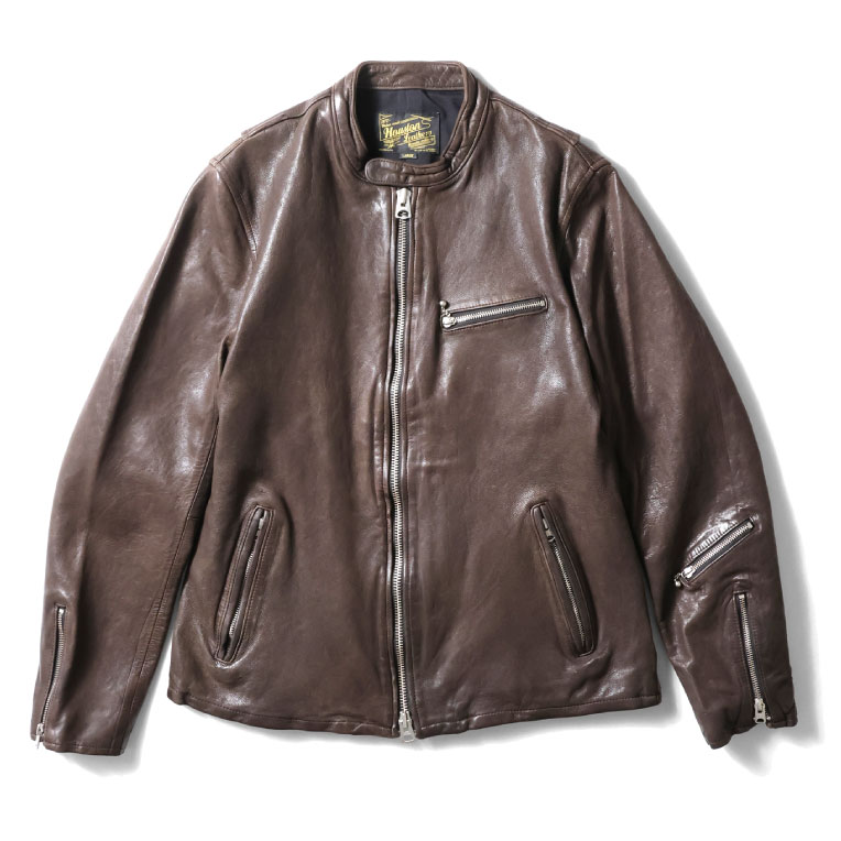 HOUSTON（ヒューストン） 8224 LEATHER SINGLE RIDERS JACKET / レザー