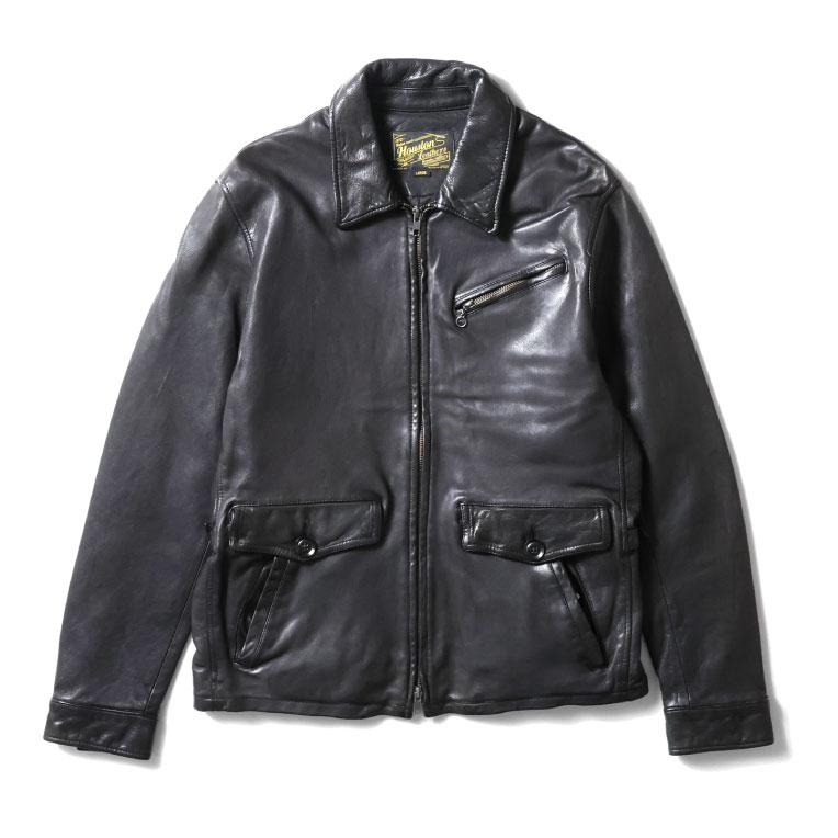 HOUSTON,新品未開封,メロハー,ハードロック,ヒューストン,AOR HOUSTON（ヒューストン） 8225 LEATHER COLLAR JACKET / レザーカラー