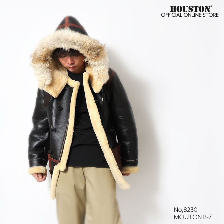 HOUSTON（ヒューストン） 8230 MOUTON B-7 FLIGHT JACKET / ムートンB