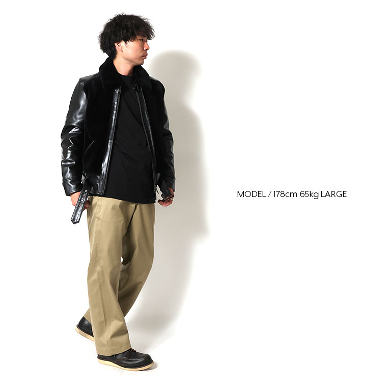 HOUSTON / ヒューストン 8234 MOUTON GRIZZLY JACKET / ムートン