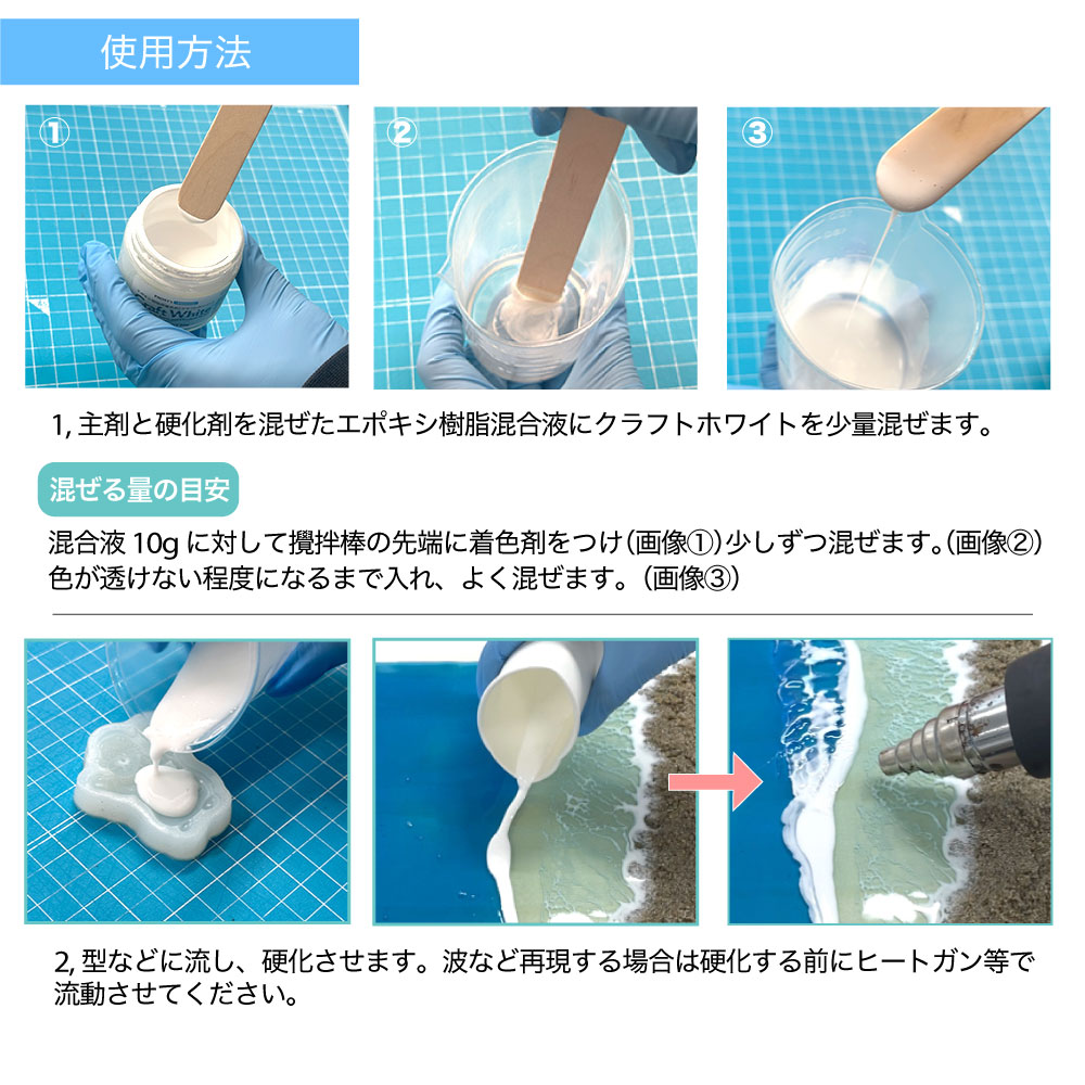 PROST's Craft White クラフトホワイト 1kg / エポキシ樹脂 着色