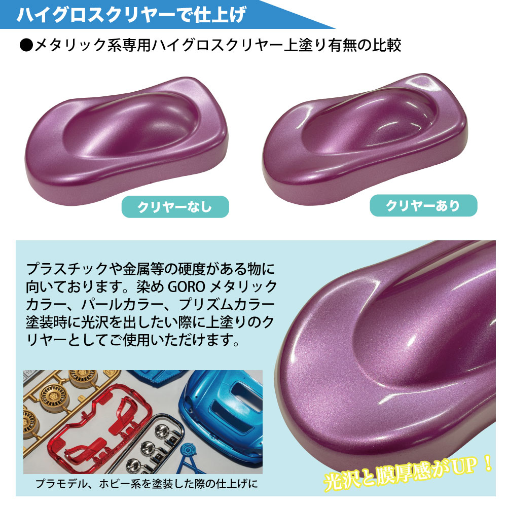 叛骨のスフレース　2枚セット PROST'sそろそろ染め GORO ハイグロスクリヤー 300ml /スプレー 塗料