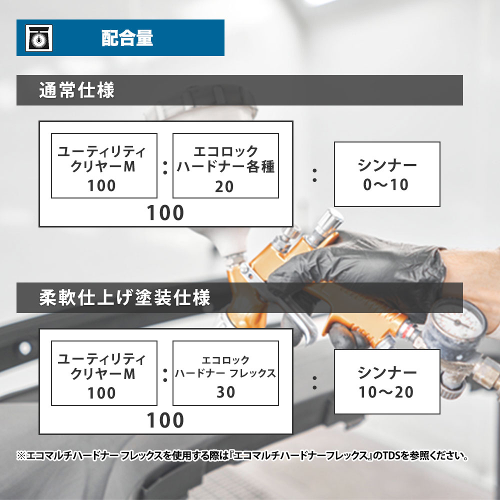 エコロック ユーティリティクリヤーM 3kgセット/ロックペイント