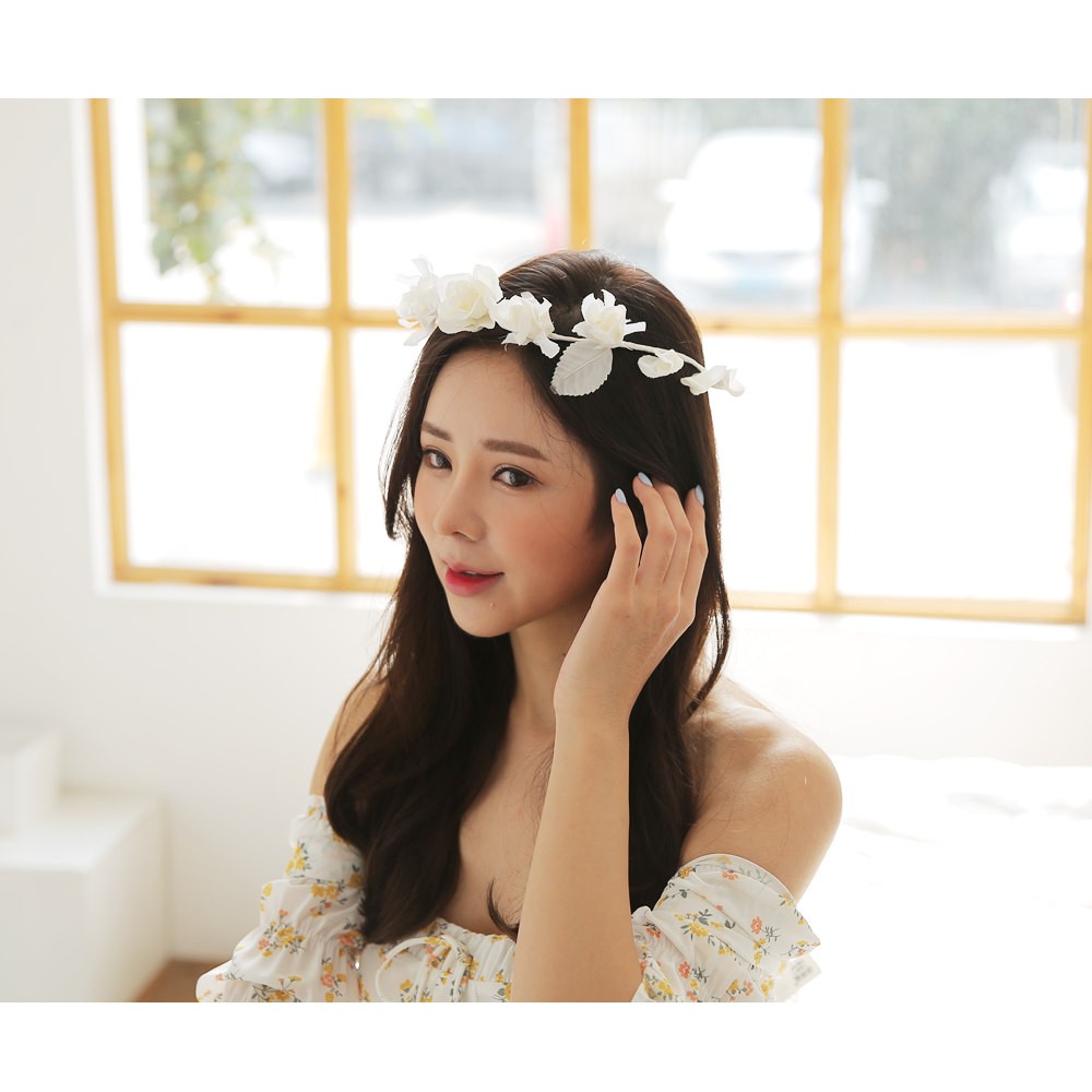 ホワイト花モチーフ ヘア飾り 楽天市場】【5％OFFクーポン 9/11 1:59まで】Tika クリア