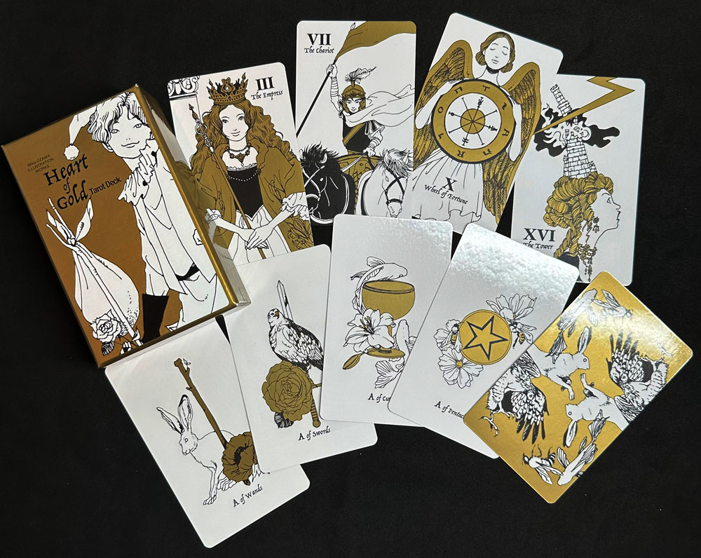 Heart of Gold Tarot Deck ハート・オブ・ゴールド・タロット・デッキ 