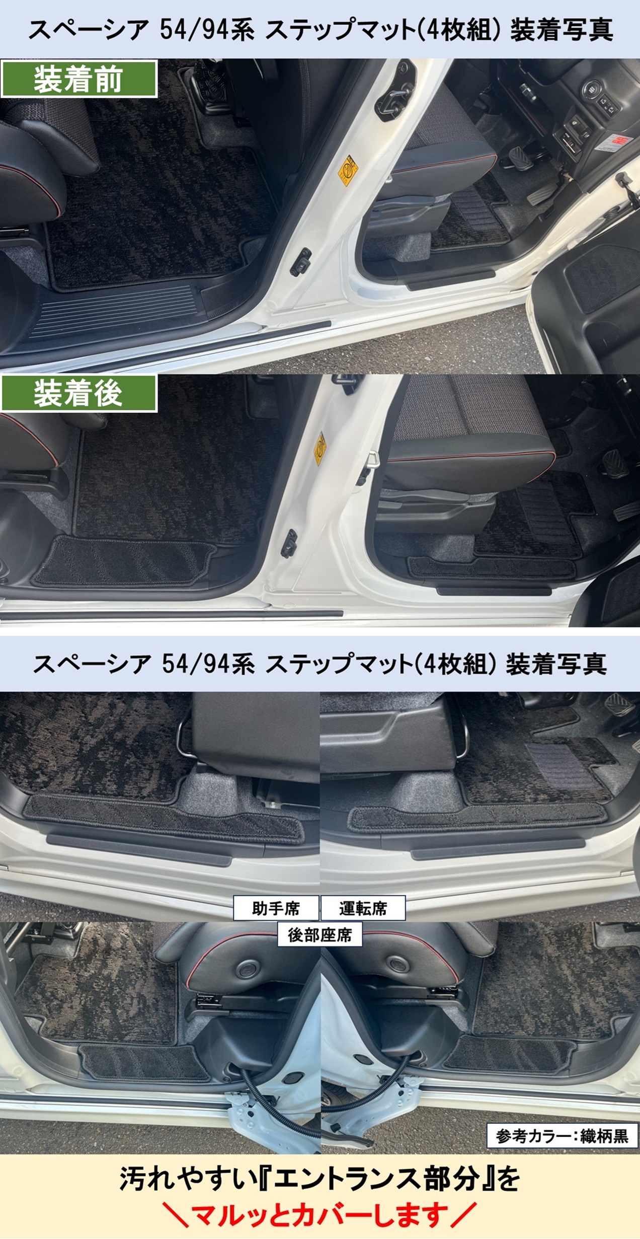 ステップマット装着