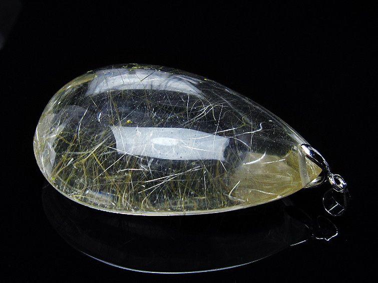 パワーストーン 天然石 ルチルクォーツ（金針ルチル水晶）ペンダント