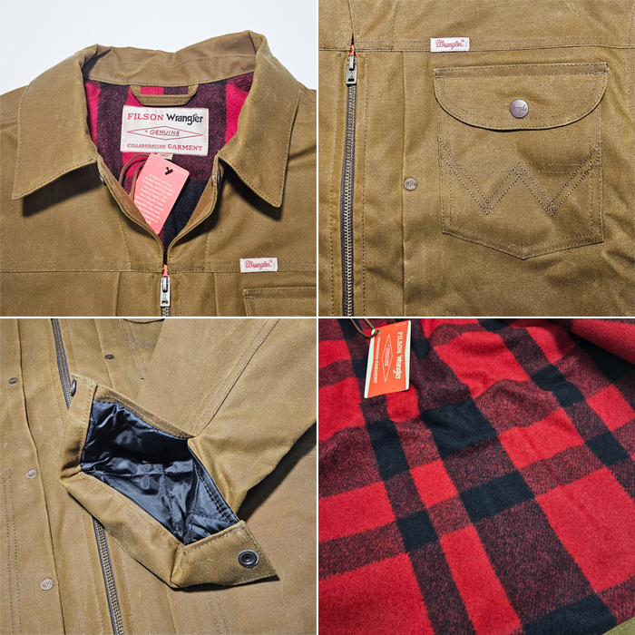 FILSON × Wrangler アドベンチャージャケット メンズ ワックスコットン