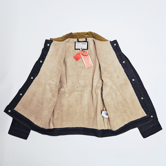 FILSON X WRANGLER 　フィルソン×ラングラー FILSON（フィルソン） × Wrangler デニムワークジャケット メンズ ボア