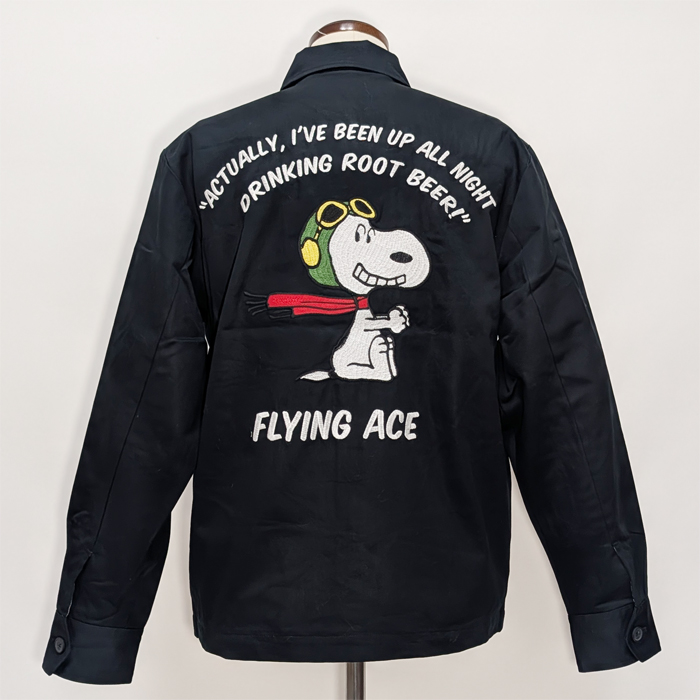 HOUSTON×PEANUTS ヒューストン ベトナムジャケット スヌーピー