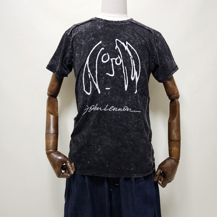 ROCK OFF ジョンレノン バンドTシャツ ロックT プリントT イラスト : A
